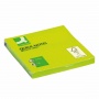 Self-adhesive Pad Q-CONNECT Brilliant 76x76mm, 1x80 sheets, green, Self-adhesive pads, Paper and labels