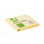 Self-adhesive Pad Q-CONNECT, 76x76mm, 1x100 sheets, light yellow