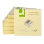 Bloczek samop. Q-CONNECT, typu Z, 76x76mm, 1x100 kart., jasnożółty, Bloczki samoprzylepne, Papier i etykiety