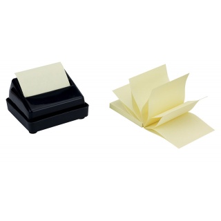 Bloczek samop. Q-CONNECT, typu Z, 76x76mm, 1x100 kart., jasnożółty, Bloczki samoprzylepne, Papier i etykiety