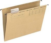 Suspension File Q-CONNECT, cardboard, A4, 250gsm, light brown