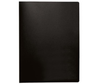 Display Book Q-CONNECT, PP, A4, 380 micron, 40 pockets, black, with front cover pocket,