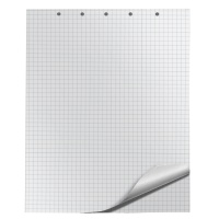 Flipchart Pad Q-CONNECT, square ruled, 65x100cm, 20 sheets, white