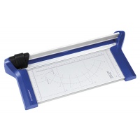 Rolling Trimmer Q-CONNECT A4, max cut length 31cm, blue-silver