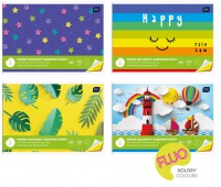 Zeszyt papierów kolorowych samoprzylepnych B4 8 Fluo, Produkty kreatywne, Artykuły szkolne