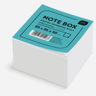 Kostka papierowa biała 85x85x50 mm nieklejona, Kostki, Papier i etykiety