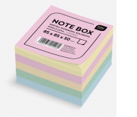Kostka papierowa kolorowa 85x85x50 mm nieklejona, Kostki, Papier i etykiety