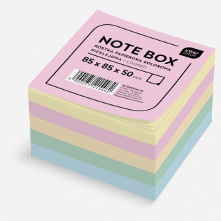 Kostka papierowa kolorowa 85x85x50 mm nieklejona, Kostki, Papier i etykiety