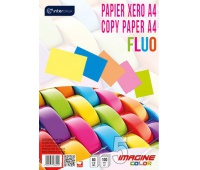 Papier xero A4 100 5 kolorów FLUOx 20 kartek, Papier ksero, Papier i etykiety