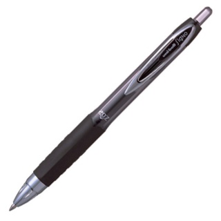 Długopis żelowy UMN-207, czarny, Żelopisy, Artykuły do pisania i korygowania