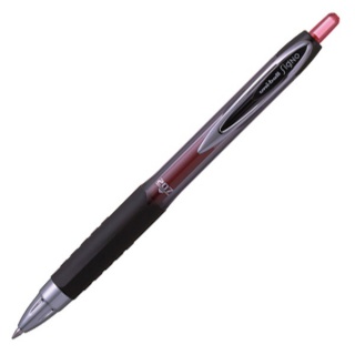 Długopis żelowy UMN-207, czerwony, Żelopisy, Artykuły do pisania i korygowania