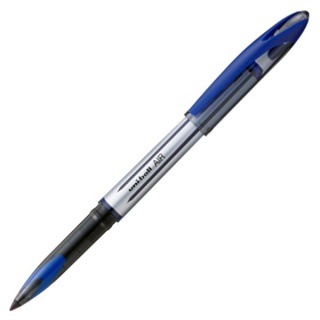 Pióro kulkowe nowej generacji UBA-188-L AIR, niebieskie, uni, Cienkopisy, pióra kulkowe, Artykuły do pisania i korygowania