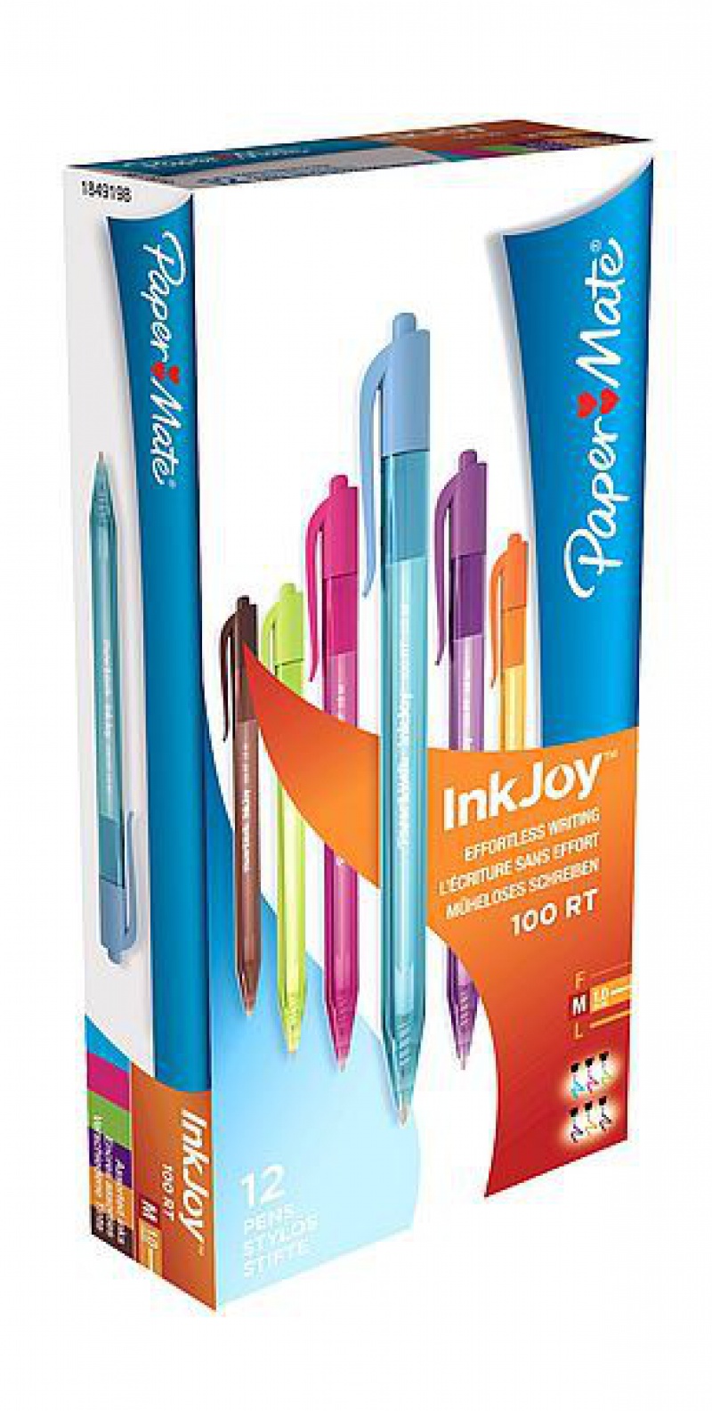 INKJOY 100 RT DŁUGOPIS MIX M 1,0 1szt, Podkategoria, Kategoria