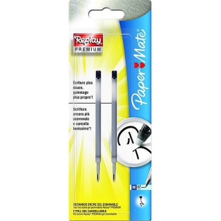 WKŁADY DO ERASABLE GEL CZARNE M 0,7 2szt, Podkategoria, Kategoria