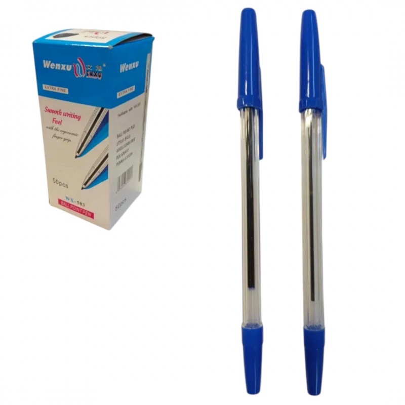 DŁUGOPIS POPULARNY LZ03- NIEB. 50szt