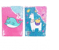 PAMIĘTNIK A5 CEKINY LZ07-03, Pamiętniki, Zeszyty i bloki