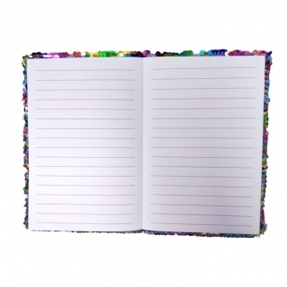 PAMIĘTNIK B6 CEKINY LZ07-05, Pamiętniki, Zeszyty i bloki