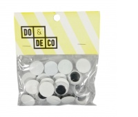 RUCHOME OCZY 18mm 24szt 3063, Ruchome oczka, Art. kreatywne