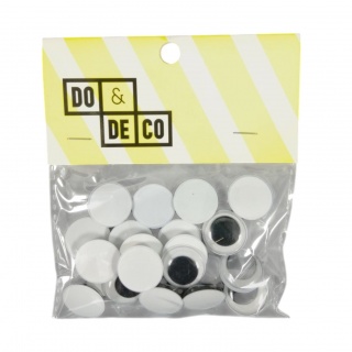 RUCHOME OCZY 18mm 24szt 3063, Ruchome oczka, Art. kreatywne