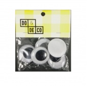 RUCHOME OCZY 35mm 5szt 3087, Ruchome oczka, Art. kreatywne