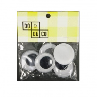 RUCHOME OCZY 35mm 5szt 3087, Ruchome oczka, Art. kreatywne