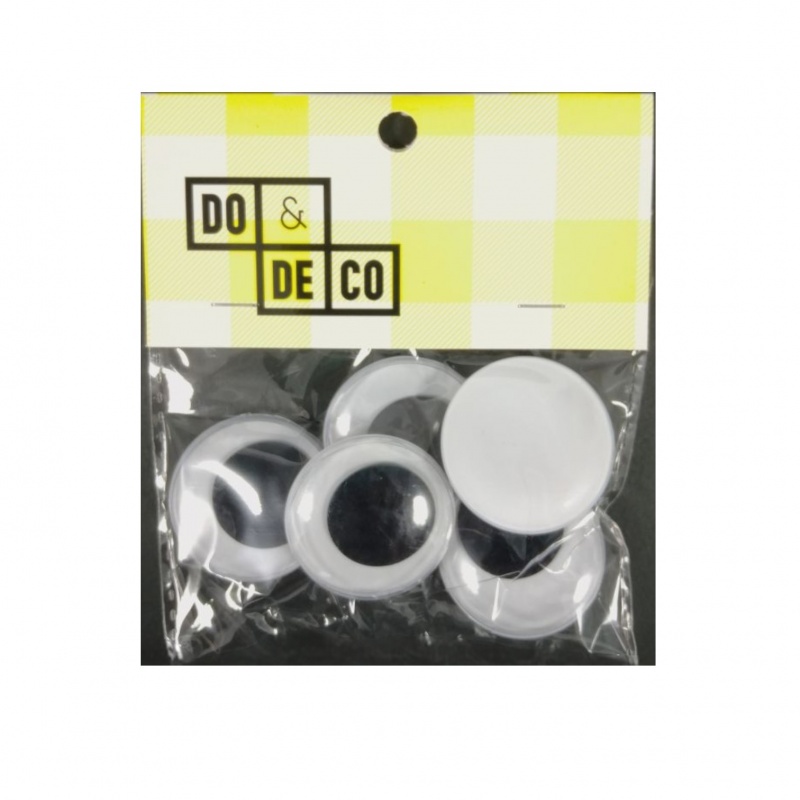 RUCHOME OCZY 35mm 5szt 3087, Ruchome oczka, Art. kreatywne