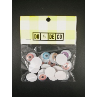 RUCHOME OCZY 20mm 20szt KOLOROWE 3100, Podkategoria, Kategoria