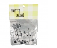RUCHOME OCZY MIX 5/8/15mm 3117 50szt, Ruchome oczka, Art. kreatywne