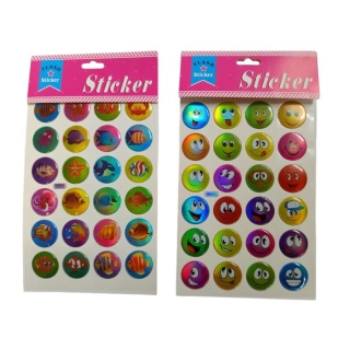 NAKLEJKI SMILE, Naklejki, Art. kreatywne