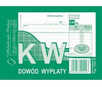 KW - dowód wypłaty, Druki, Papier i etykiety