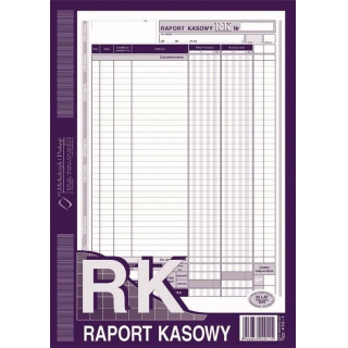 Raport kasowy, Druki, Papier i etykiety