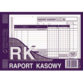 Raport kasowy, Druki, Papier i etykiety