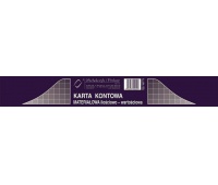 Karta kontowa materiałowa ilość.-wart., Druki, Papier i etykiety