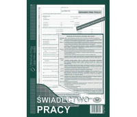 Świadectwo pracy, Druki, Papier i etykiety