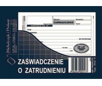 Zaświadczenie o zatrudnieniu, Druki, Papier i etykiety