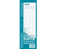 Indywidualna karta czasu pracy pracownika, Druki, Papier i etykiety