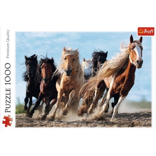 10446 1000 - Galopujące konie / 500px_L, 1000 element&oacute;w, Puzzle