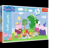 14157 24 Maxi - Uczta / Peppa Pig, Puzzle, Zabawki
