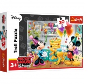18211 30 - Tort urodzinowy / Disney Standard Characters, 30 element&oacute;w, Puzzle