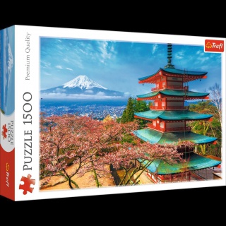 26132 1500 - Góra Fudżi / Trefl, Puzzle, Zabawki