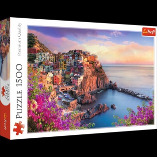 26137 1500 - Widok na miasteczko Manarola / 500px_L, Puzzle, Zabawki