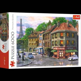 65001 6000 - Uliczka Paryża / MGL, Puzzle, Zabawki