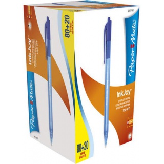 INKJOY 100 RT DŁUGOPIS NIEBIESKI M 1,0 KAN.100szt, Podkategoria, Kategoria