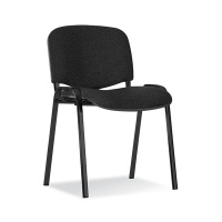 Krzesło konferencyjne OFFICE PRODUCTS Kos Premium, czarne, Krzesła i fotele, Wyposażenie biura