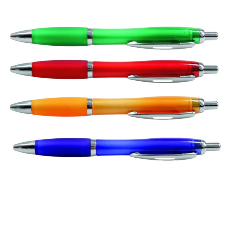 DŁUGOPIS AUTOMAT. 727 CZARNY WKŁAD, Długopisy automatyczne, Art. do pisania i korygowania