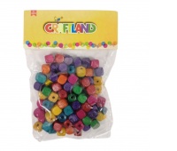 KORALIKI DREWNIANE 1CM 90SZT, Koraliki, Art. kreatywne