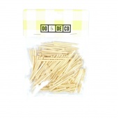 PATYCZKI KREATYWNE 40mm 200szt NATURALNE