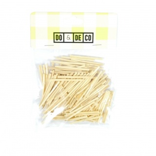 PATYCZKI KREATYWNE 40mm 200szt NATURALNE, Patyczki, klamerki, Art. kreatywne