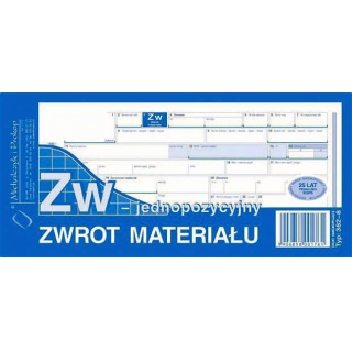 Zw - jednopozycyjne, Druki, Papier i etykiety