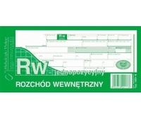 Rw - jednopozycyjne, Druki, Papier i etykiety